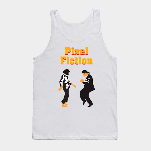 Pixel Fiction Tank Top by Woah_Jonny